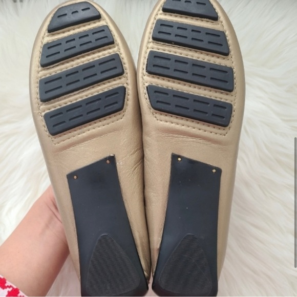 ROBERT ZUR Petra Metallic Woven Driving Loafers size 8.5 - Picture 5 of 6